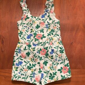 Janie and Jack size 7 floral Romper